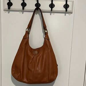 Coach Tan Leather Hobo Bag